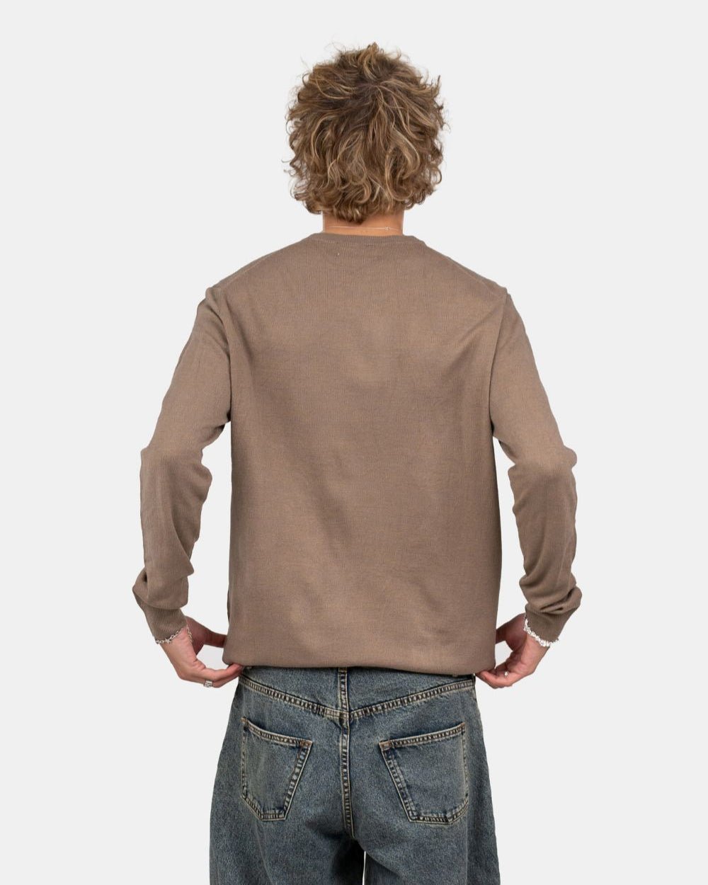 Striktrøje Mokka | Skagen - clothing.dk